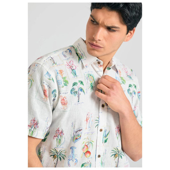 Funky Buddha Ανδρικό πουκάμισο Funky Buddha Ανδρικό πουκάμισο